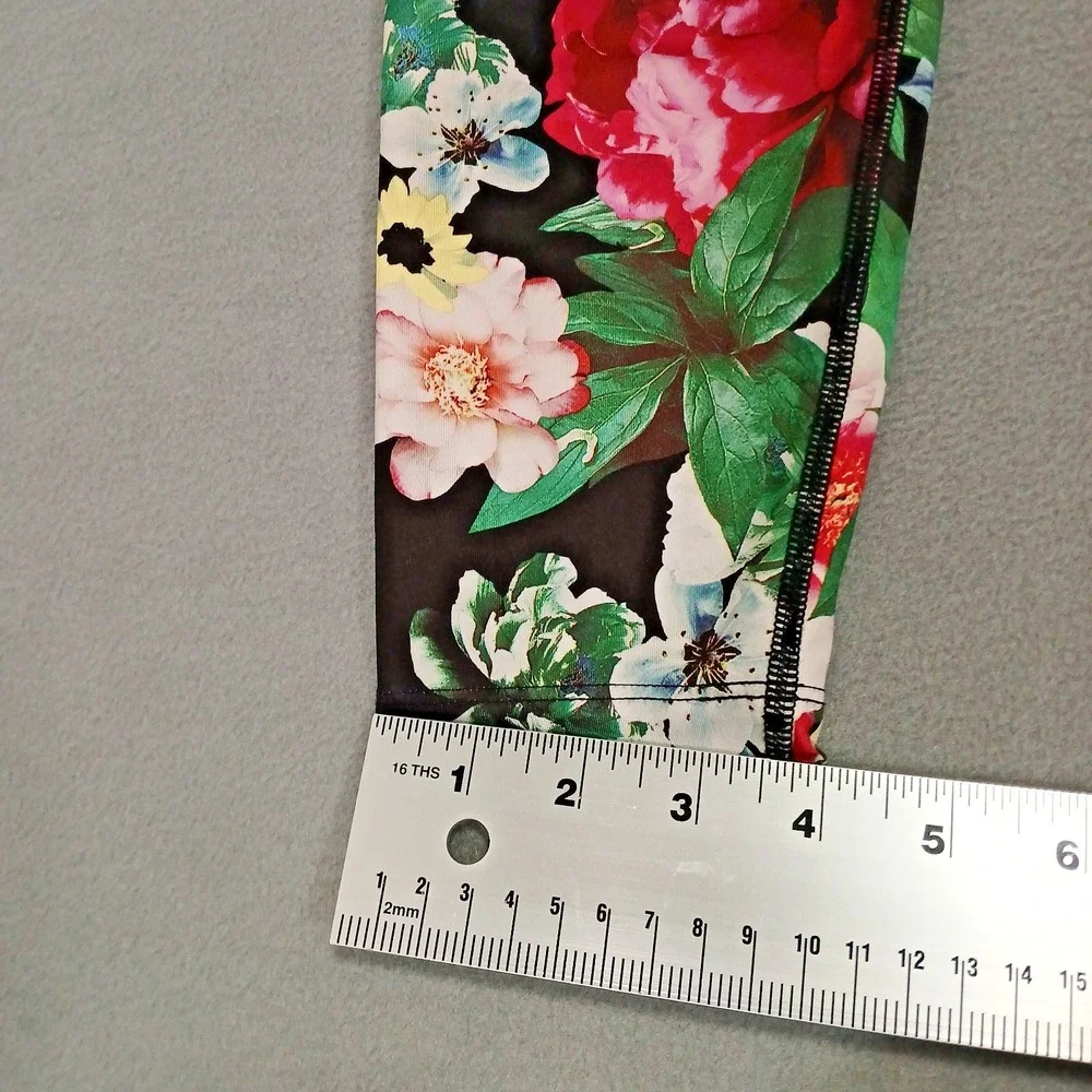 Nike Drit Fit Leggings Floral Woman's Training‎ Running Full Length Size Small